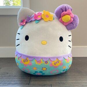 Squishmallows Hello Kitty 20” Large Floral Plush